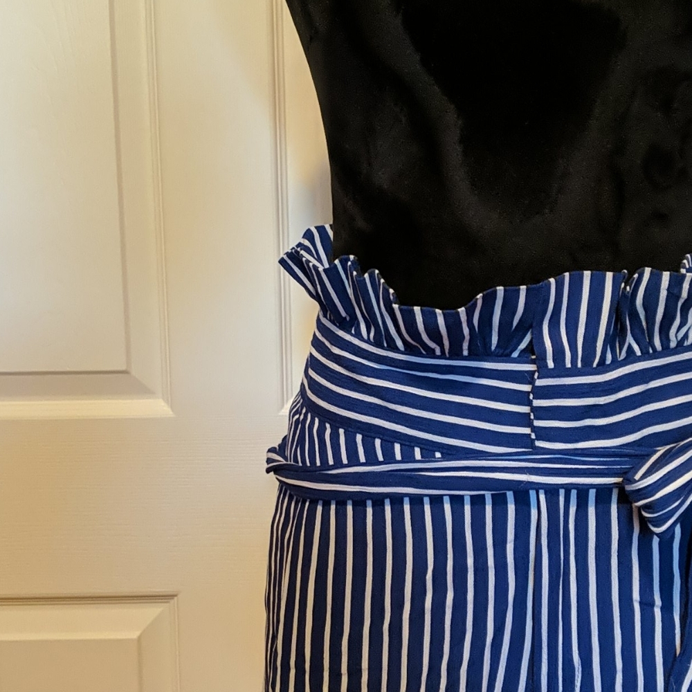 Katie Sturino paper-waist bag shorts 22w